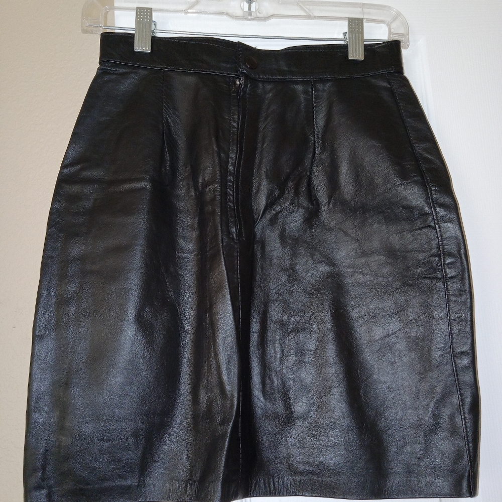 Leather Skirt - Picture 2 of 2